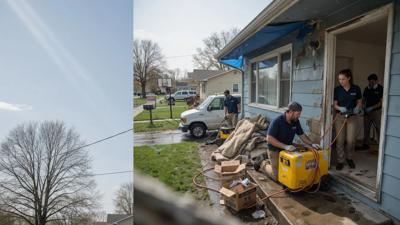 Basement Flood Cleanup in Barnard, KS near me
